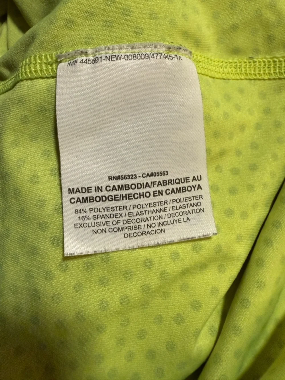 EUC Nike Pro Neon Volt Dri-FIT Racerback Tank